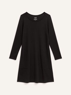 Wool& Margot Shift Dress in Black Size Small